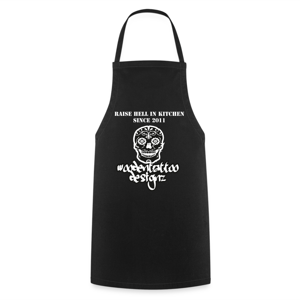 Woodentattoo Raise Hell in Kitchen Classic (Grillschürze) - Schwarz