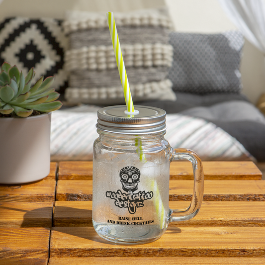Woodentattoo Raise Hell Drink Cocktails Classic (Trinkglas) - Klar