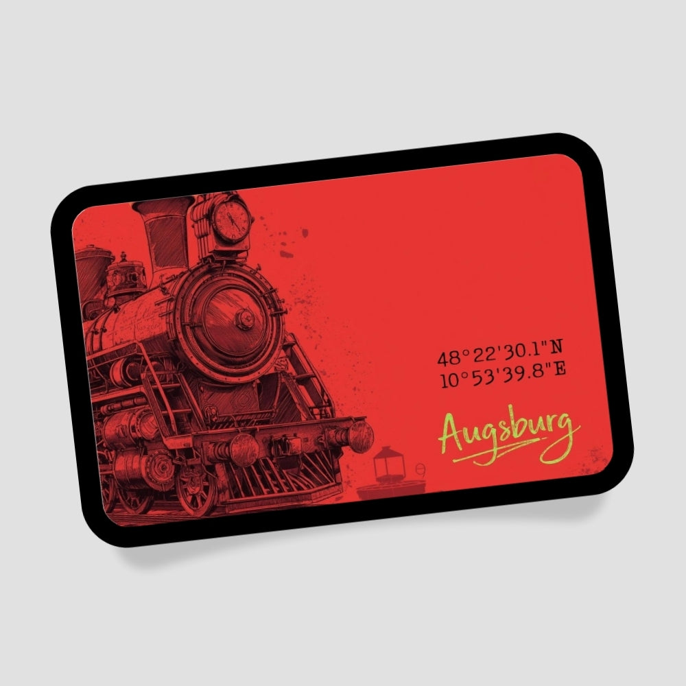 Augsburg Lokomotive Patch mit Klett
