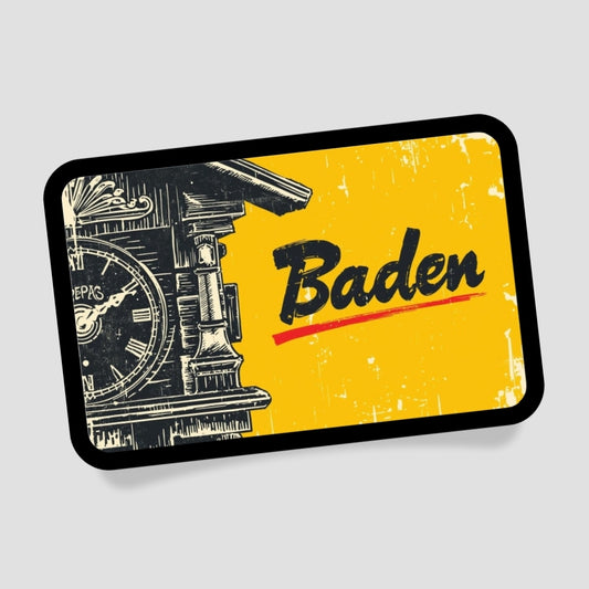 Baden Kuckucksuhr Patch mit Klett