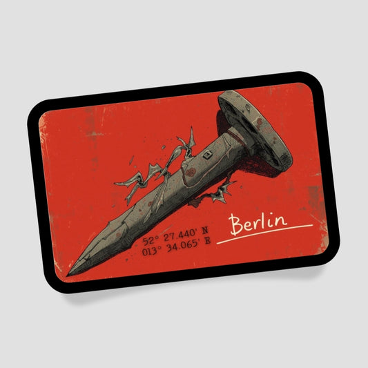 Berlin Rostnagel Patch mit Klett