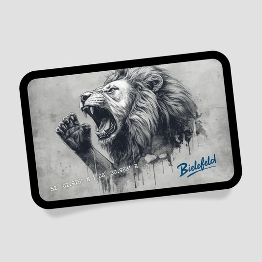 Bielefeld Löwe Patch mit Klett