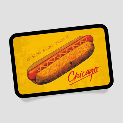 Chicago Hot Dog Patch mit Klett
