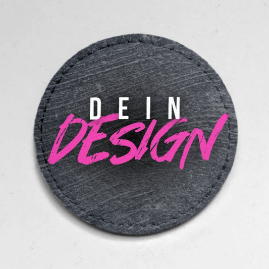 Dein individueller runder Patch im Tech-Leather von REPATCHED