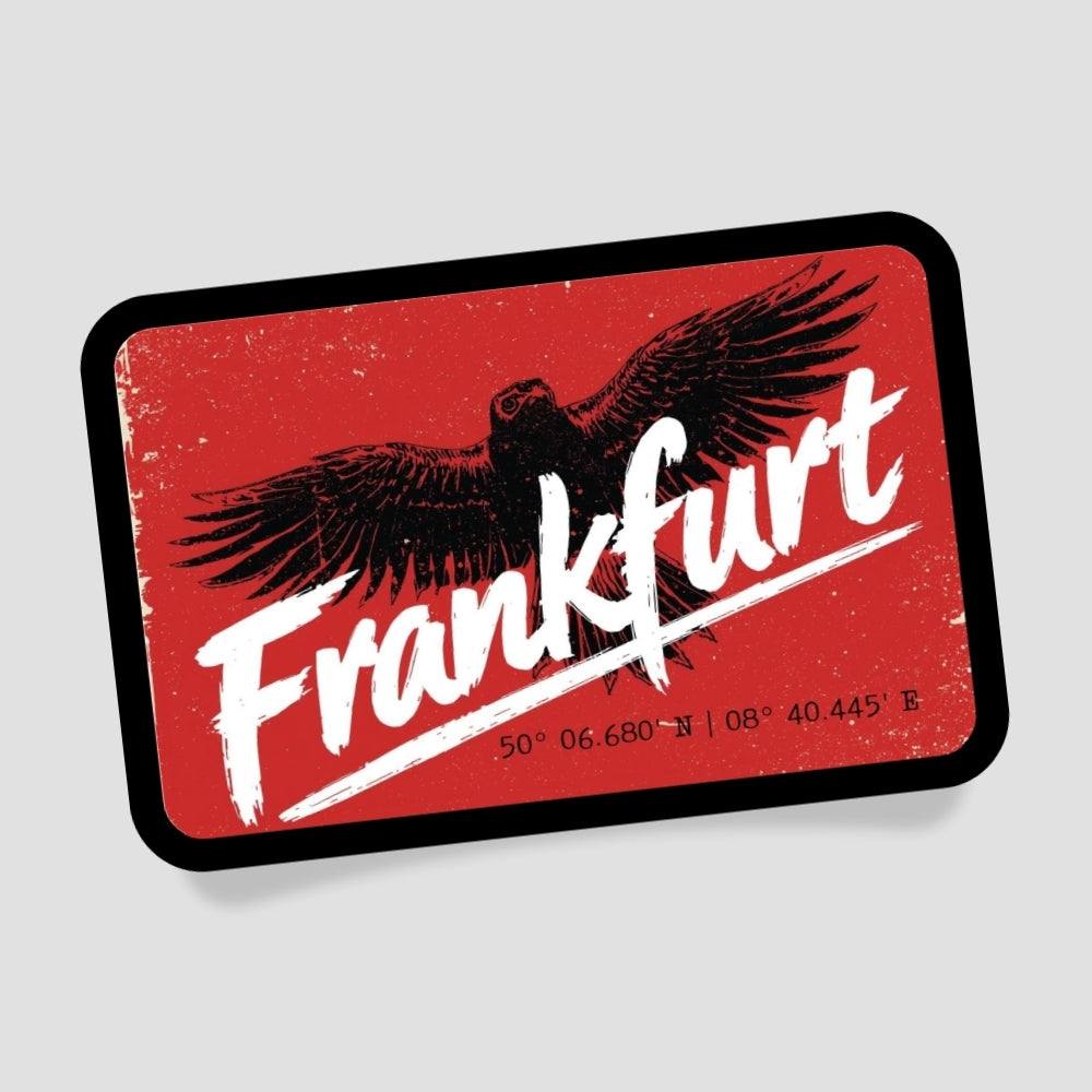 Frankfurt Adler Patch mit Klett