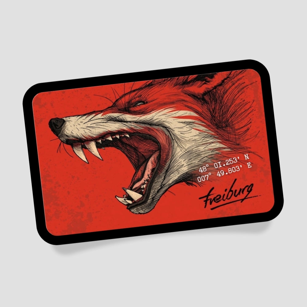 Freiburg Fuchs Patch mit Klett
