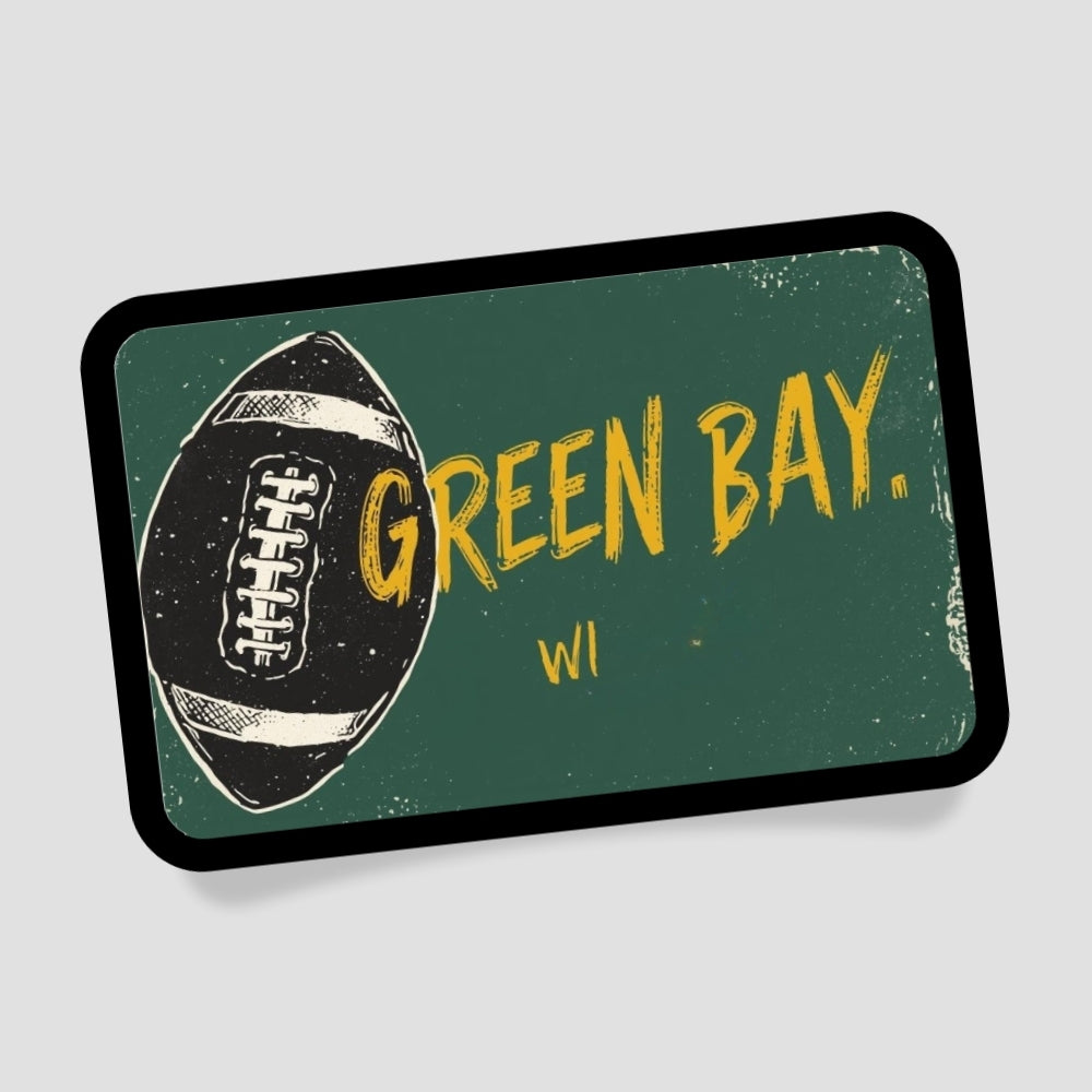 Green Bay WI Football Patch mit Klett
