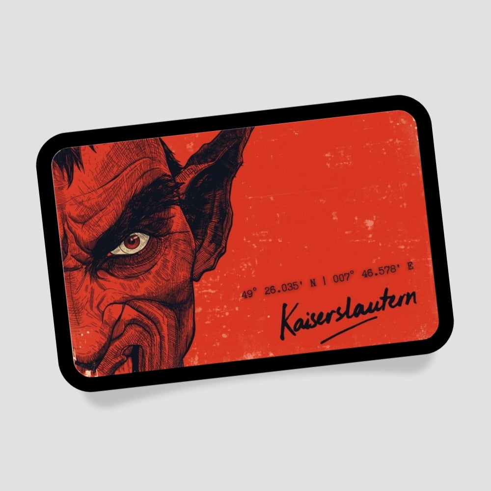 Kaiserslautern Teufel Patch mit Klett