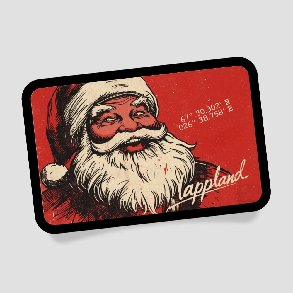 Lappland Weihnachtsmann Weihnachten Patch mit Klett