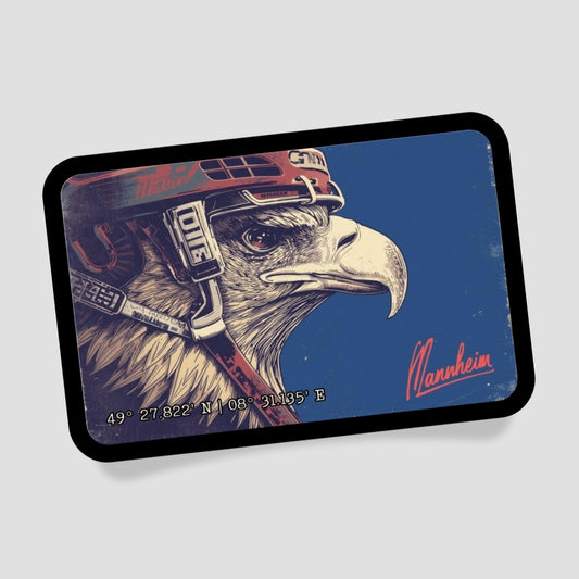 Mannheim Adlerhelm Patch mit Klett