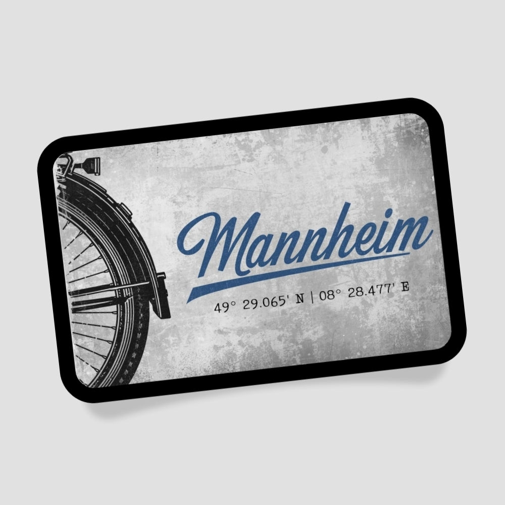 Mannheim Laufrad Patch mit Klett
