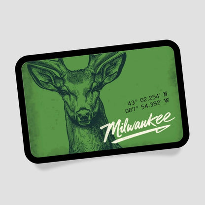 Milwaukee Hirsch Patch mit Klett