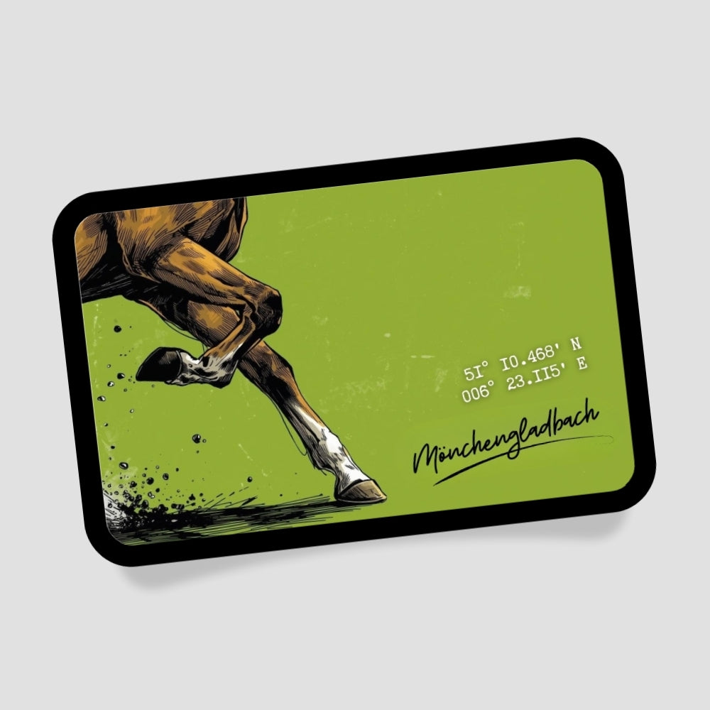 Mönchengladbach Fohlen Patch mit Klett