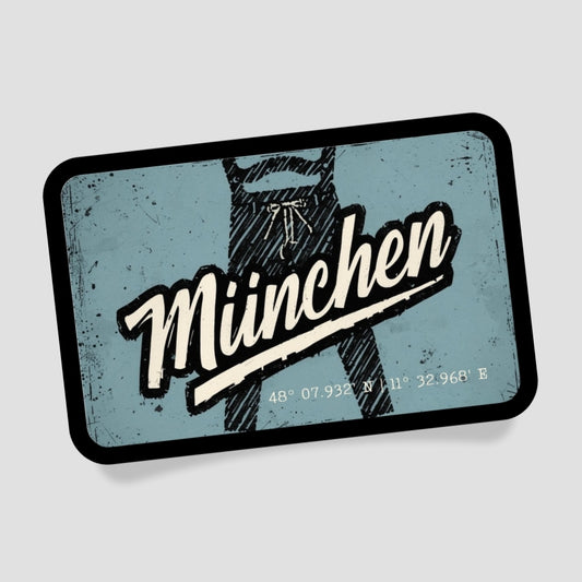 München Lederhose Patch mit Klett