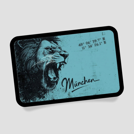 München Löwe Patch mit Klett