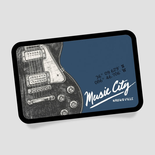 Music City Nashville Gitarre Patch mit Klett