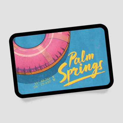 Palm Springs Patch mit Klett