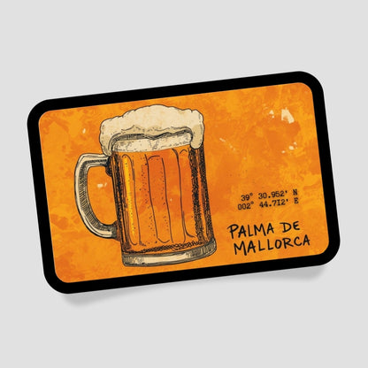 Palma de Mallorca Bierkrug Patch mit Klett