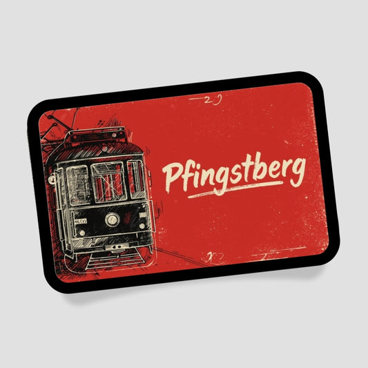 Pfingstberg Mannheim Straßenbahn Patch mit Klett