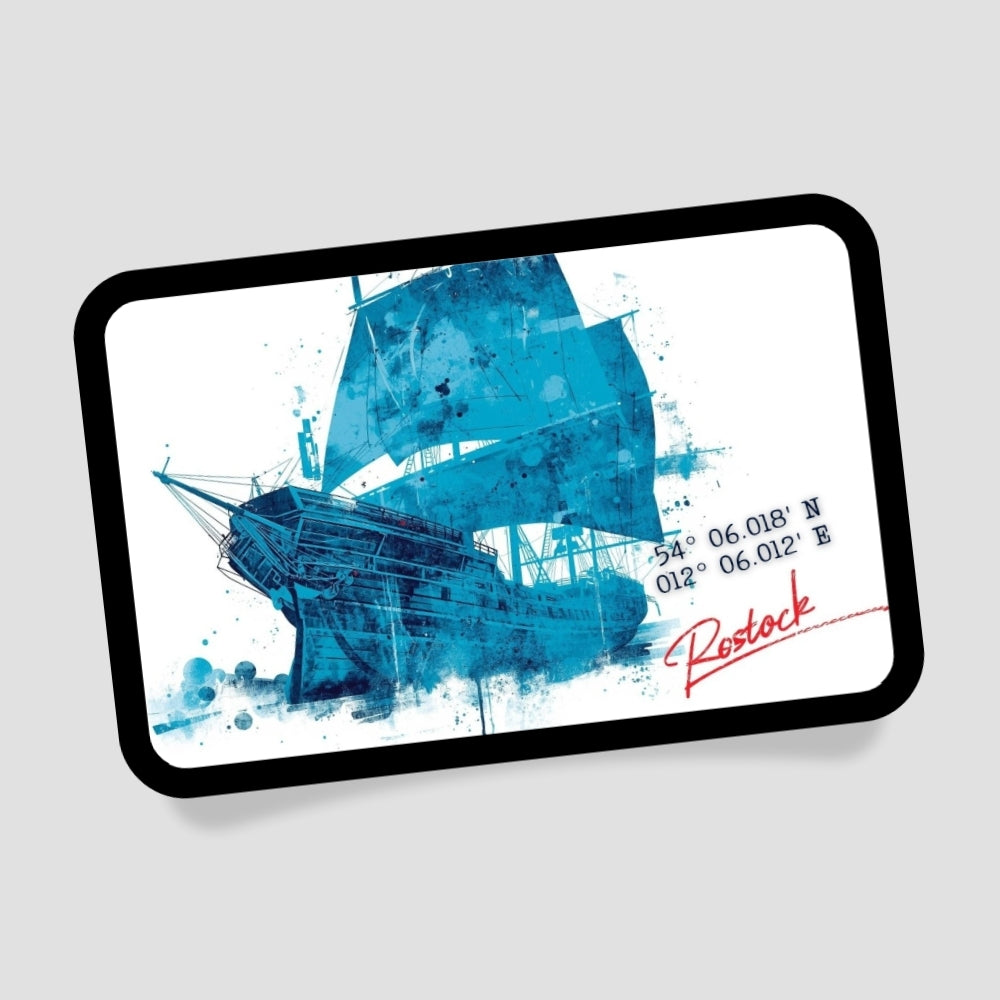 Rostock Kogge Patch mit Klett