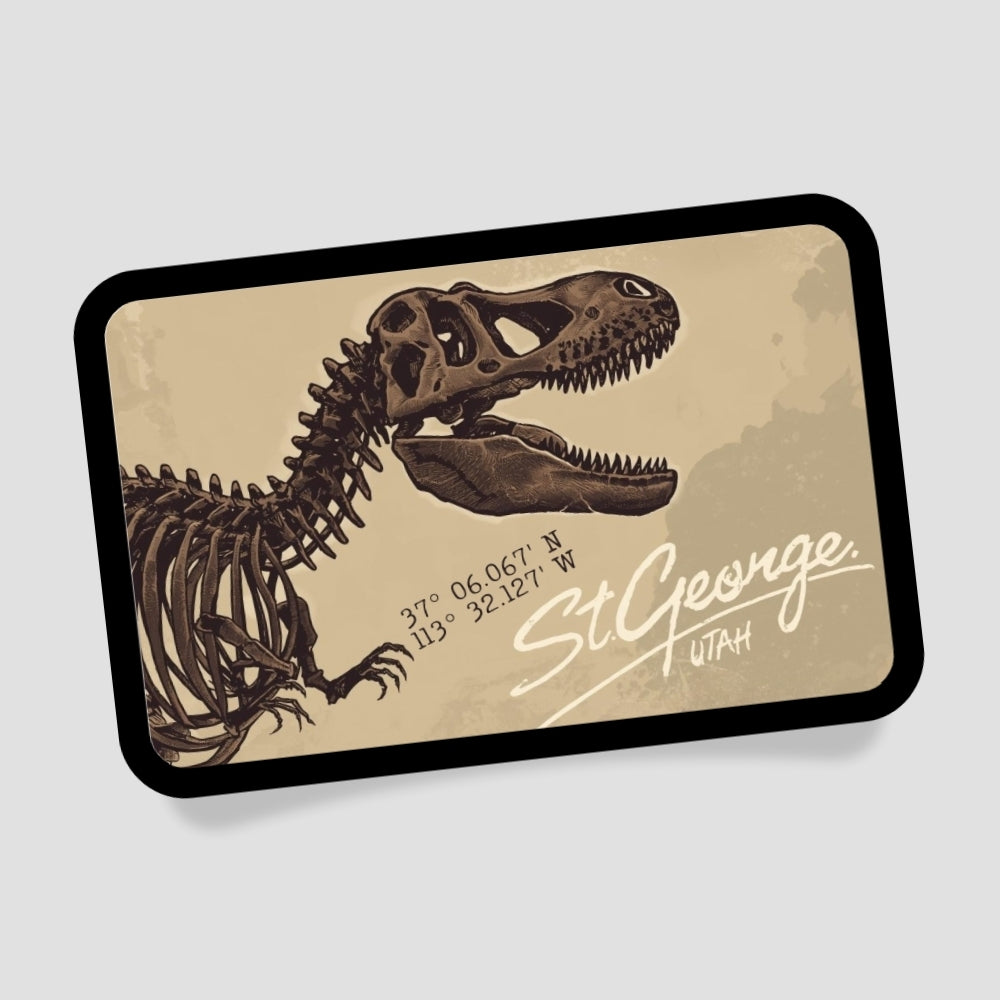 St. George Utah Dinosaurier Knochen Patch