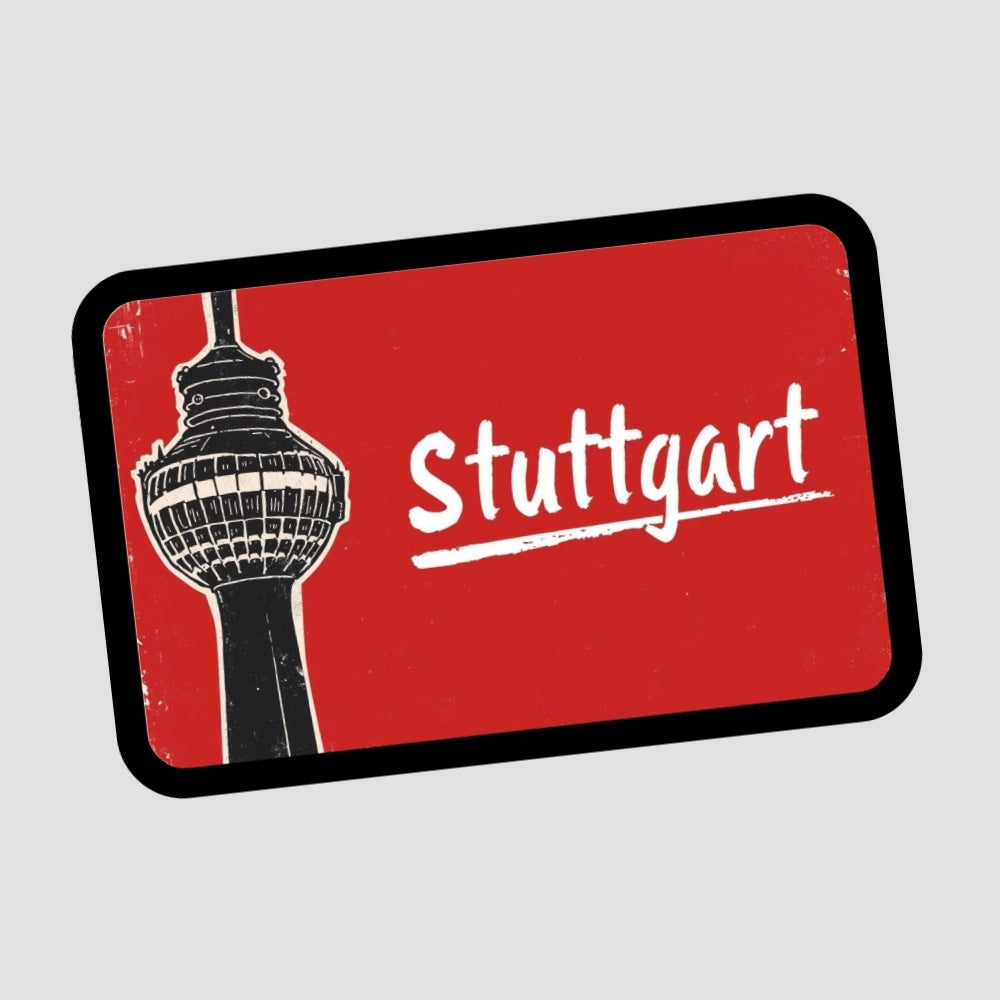 Stuttgart Fernsehturm Patch mit Klett