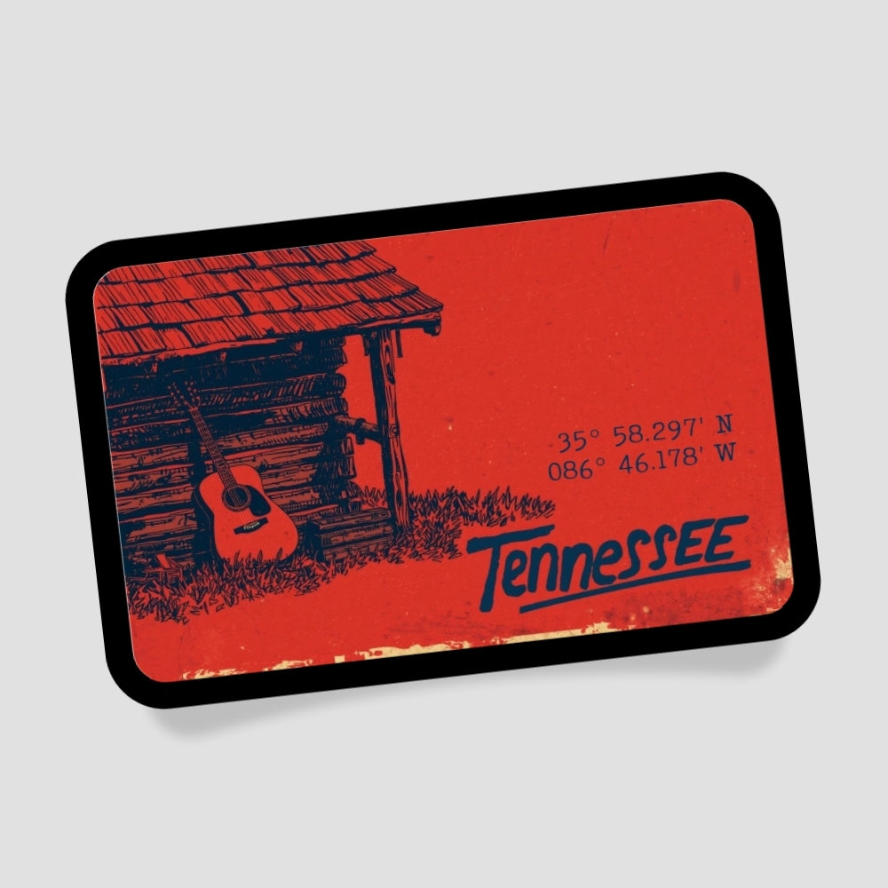 Tennessee Holzhütte Patch mit Klett